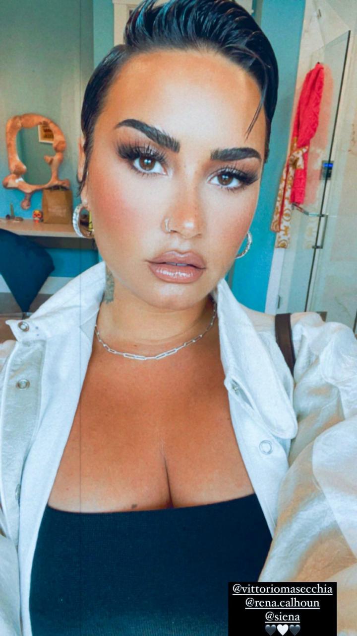 Demi Lovato Posts Alluring Selfie Following Filming Of Their First Ever Intimate Scene 8626