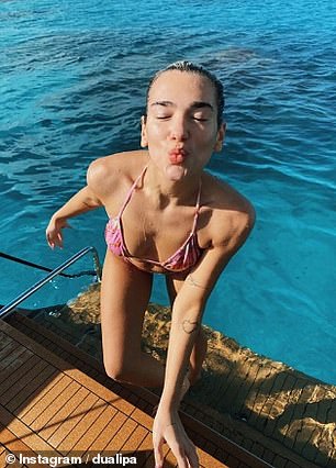 Dua Lipa Puts On A Sizzling Display As She Flaunts Her Toned Physique
